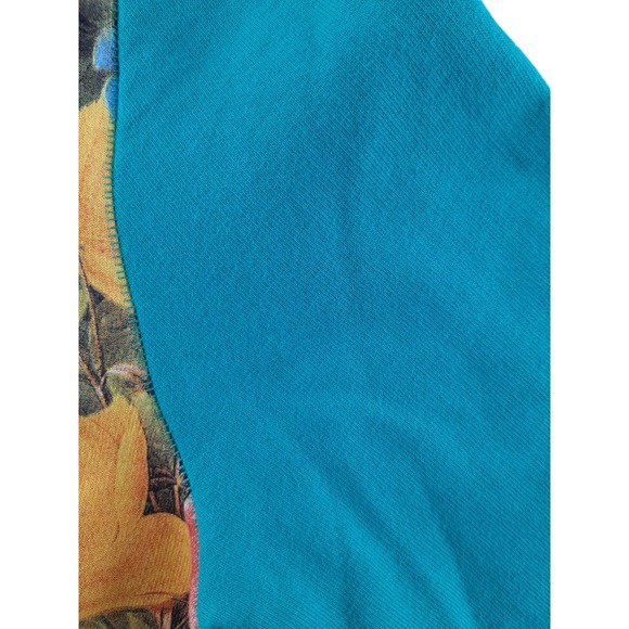 Vintage I-Conic Women's Blue Mixed Print Coca Cola Logo Crewneck Sweatshirt S - Picture 10 of 14